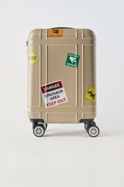 Customisable dinosaur suitcase