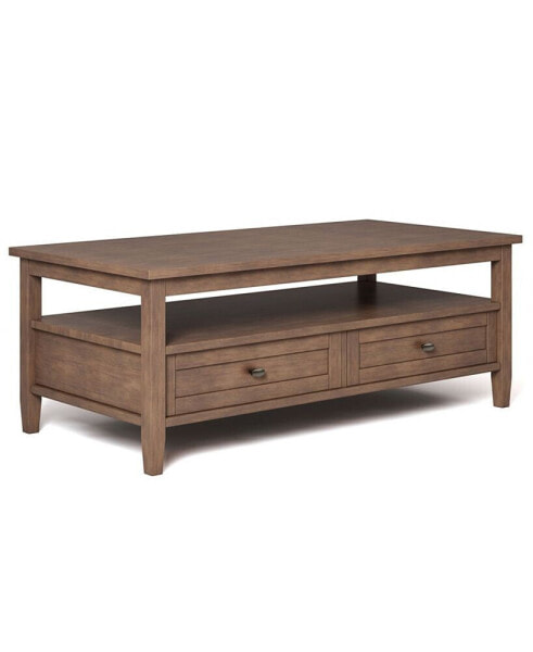 Warm Shaker Solid Wood Coffee Table