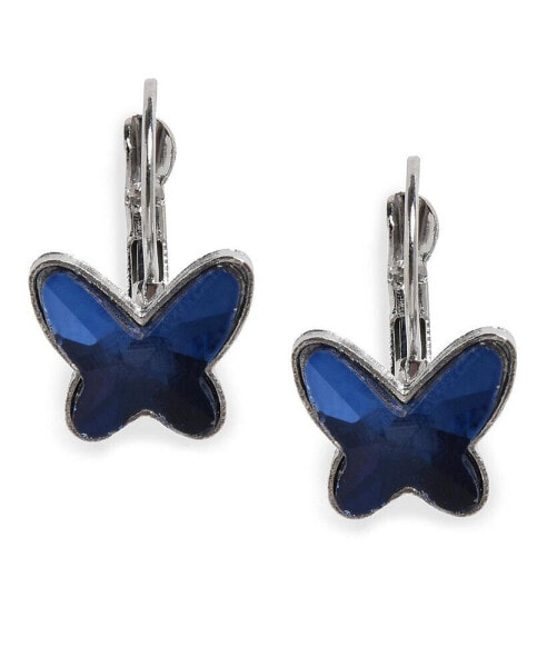 Women's Butterfly Hoop Earrings