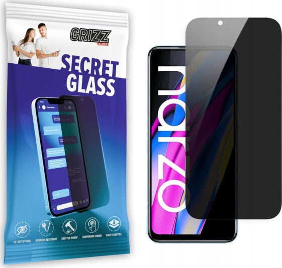 GrizzGlass Szkło prywatyzujące GrizzGlass SecretGlass Realme Narzo 50A Prime