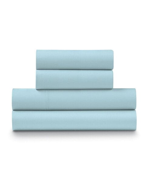 300 TC Cotton Percale Deep Pocket, 3pc Sheet Set, Twin