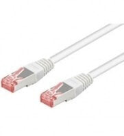 Wentronic CAT 6 Patch Cable S/FTP (PiMF) - white - 2 m - Cat6 - S/FTP (S-STP) - RJ-45 - RJ-45