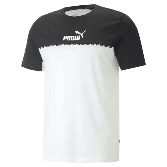 PUMA Ess Block X Tape short sleeve T-shirt