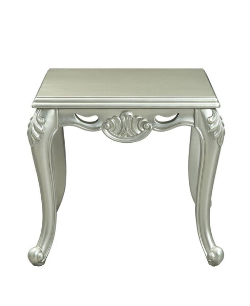 Qunsia End Table, Champagne Finish