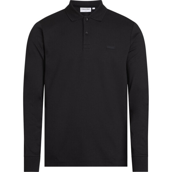 CALVIN KLEIN Smooth Slim long sleeve polo