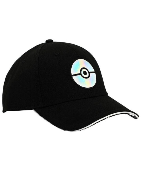 Головной убор Pokemon Elite Flex Adult Holographic PU Pokeball черный