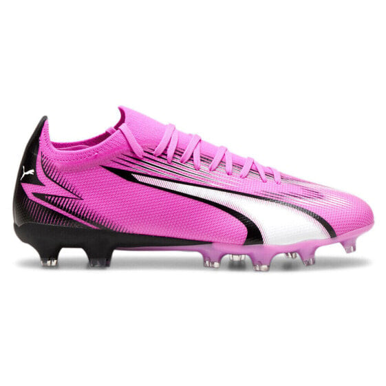 Puma Ultra Match Firm GroundAg Soccer Cleats Mens Pink Sneakers Casual Shoes 107