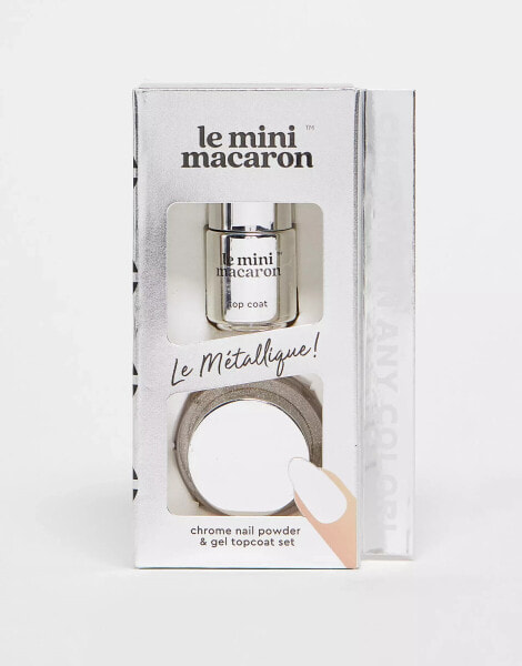 Le Mini Macaron Le Metallique Chrome Powder Set