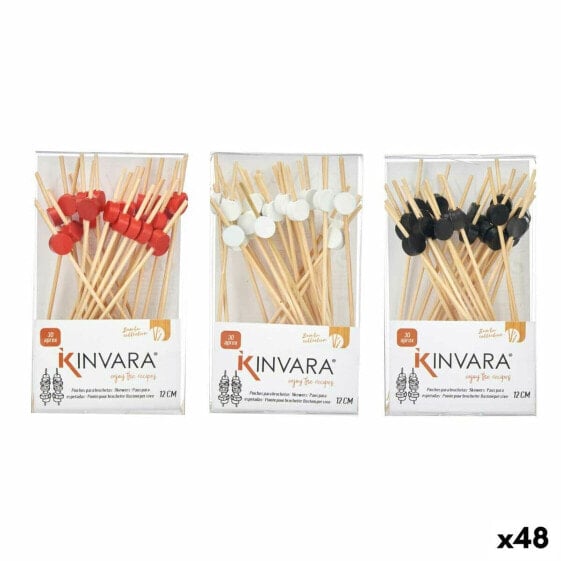Аксессуары для приготовления пищи Kinvara Бамбуковые палочки набор 7 x 3 x 12 cm 12 x 0,5 x 1 cm (48 штук)