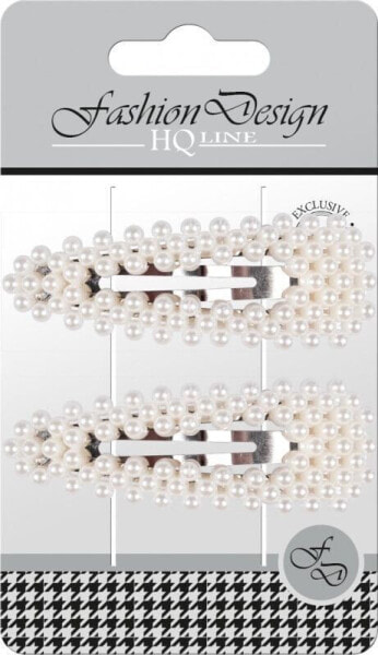 Top Choice Top Choice Fashion Design Spinki typu "Pyk" perła biała (23798) 1op.-2szt