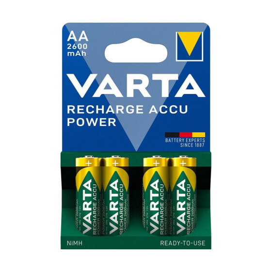 Аккумуляторные батарейки Varta RECHARGE ACCU Power AA 2600 mAh 1,2 V AA (1 штук)