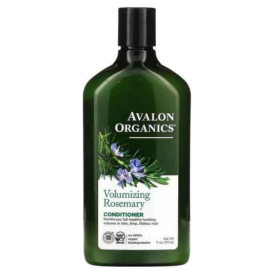 Avalon Organics, кондиционер, для увеличения объема волос, розмарин, 312 г (11 унций)