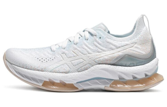 Asics Gel-Kinsei Blast 耐磨透气 低帮 跑步鞋 女款 白粉 / Кроссовки Asics Gel-Kinsei Blast 1012B068-101