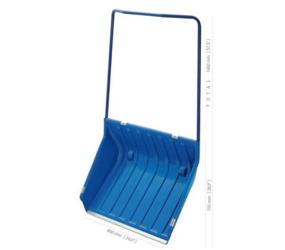 Лопата Prosperplast Double Shovel Arctic XL Blue 86 см