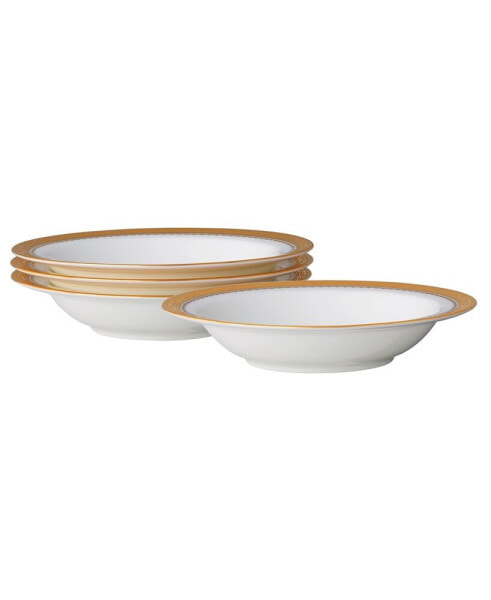 Odessa Gold Set of 4 Fruit Bowls, Service For 4