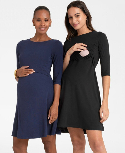 Платье для беременных и кормящих женщин Seraphine Twin Pack