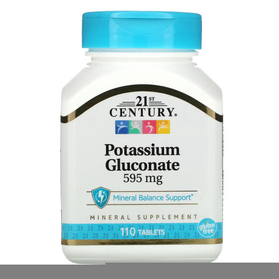 Potassium Gluconate, 595 mg, 110 Tablets
