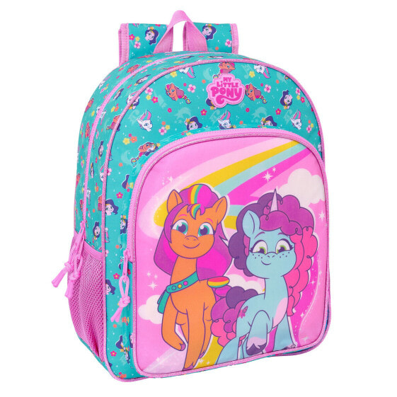 Школьный рюкзак My Little Pony Magic Розовый бирюзовый 33 x 42 x 14 cm