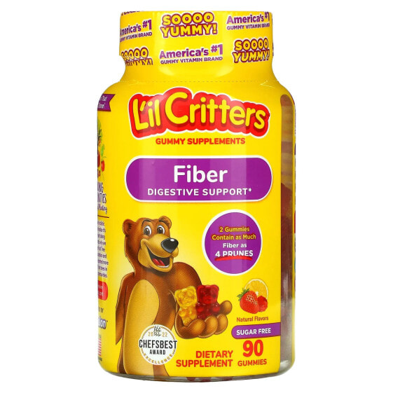 Fiber Digestive Support, Natural Flavors, 90 Gummies