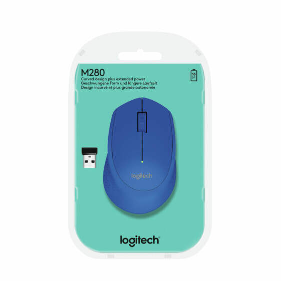 Беспроводная мышь Logitech M280 Синий