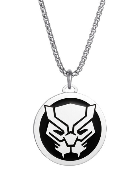 Blank Panther Stainless Steel (316L) Pendant, 22'' Box Chain