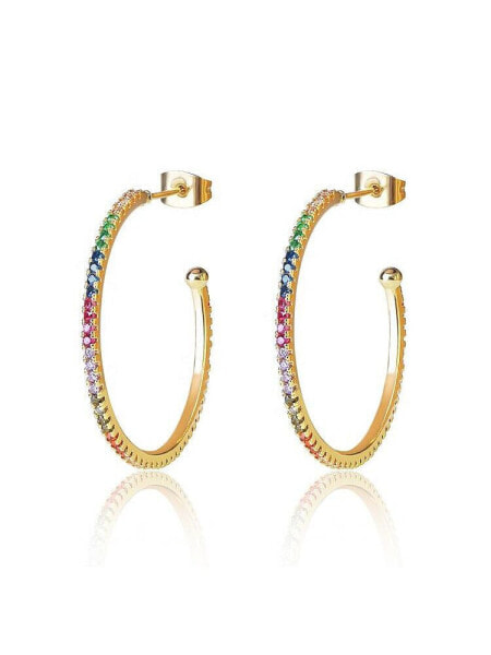 Серьги Hollywood Sensation Rainbow Hoop