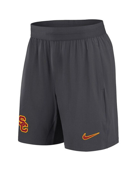 Men's Anthracite USC Trojans 2024 Sideline Performance Shorts