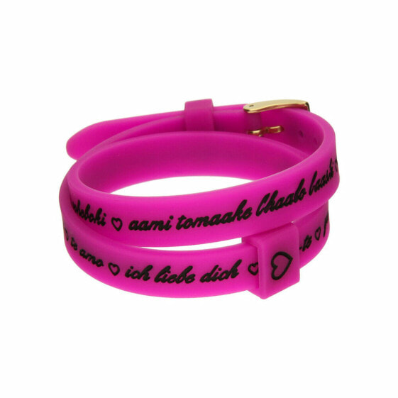 Женские браслеты il mezzometro I LOVE YOU GOLD - BRACCIALE IN SILICONE/SILICONE BRACELET