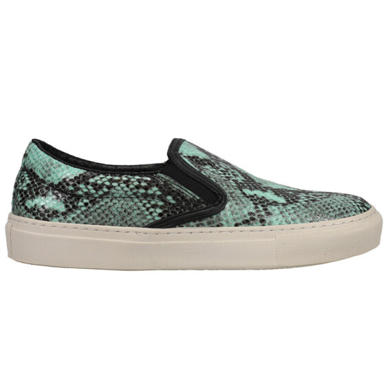 BRONX King Kat Snake Slip On Womens Blue Sneakers Casual Shoes 65063-335