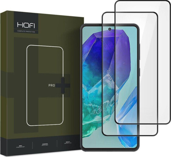 Hofi SZKŁO HARTOWANE HOFI GLASS PRO+ 2-PACK GALAXY M55 5G BLACK