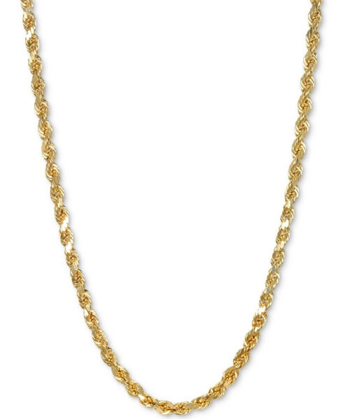 Rope 22" Chain Necklace (3-1/5mm) in 14k Gold
