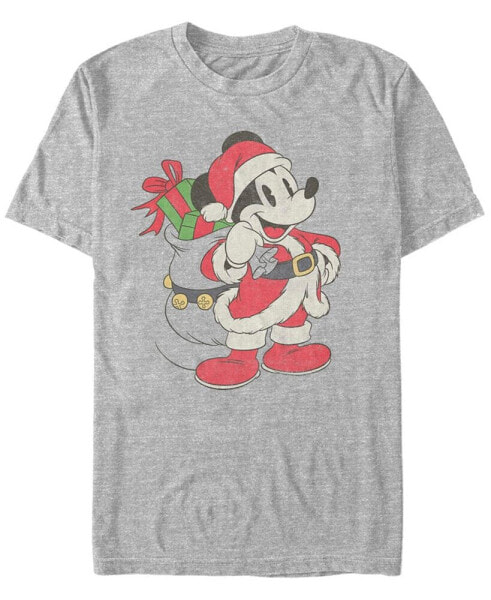 Men's Just Santa Mickey Short Sleeve T-Shirt