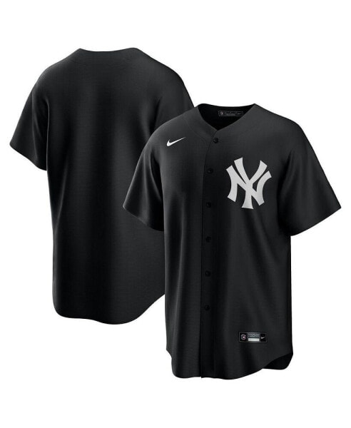 Men's Black, White New York Yankees Official Replica Jersey