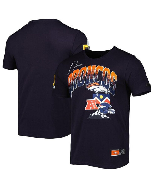 Men's Navy Denver Broncos Hometown Collection T-shirt