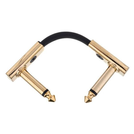 Harley Benton Pro-5 Gold Flat Patch Cable