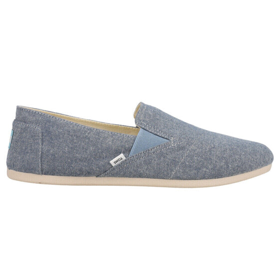 TOMS Redondo Slip On Womens Blue Flats Casual 10018307T