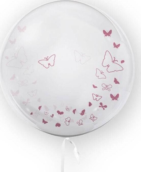 TUBAN Balon 45cm Motyle różowy TUBAN