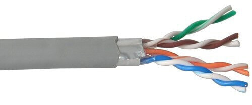 InLine Solid Installation Cable F/UTP Cat.5e AWG24 CCA PVC 100m