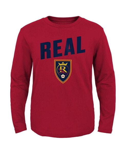 Big Boys Red Real Salt Lake Showtime Long Sleeve T-shirt