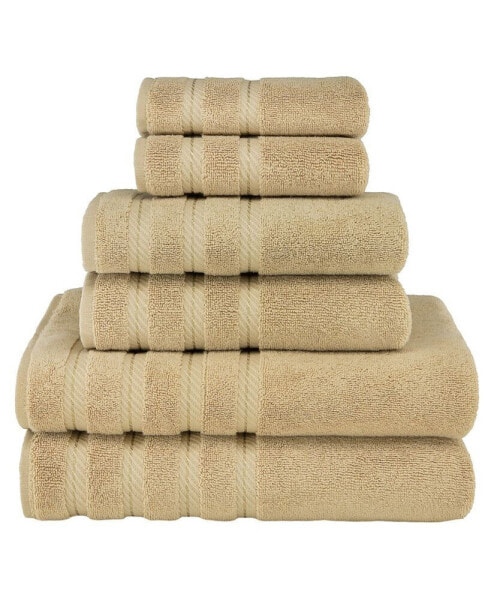 100% Cotton Luxury 6-Piece Towel Set