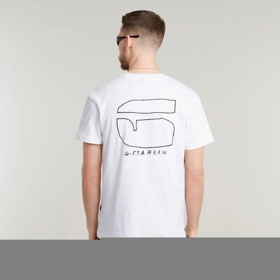 G-STAR Handwriting Back short sleeve T-shirt