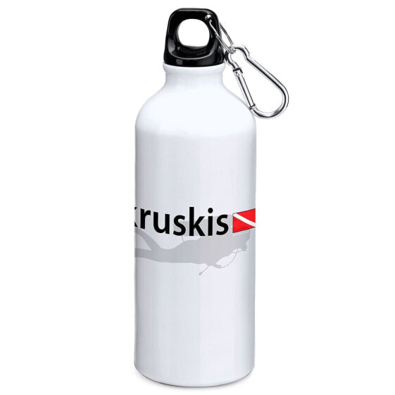 Бутылка для воды алюминиевая KRUSKIS Diver Flags 800 мл