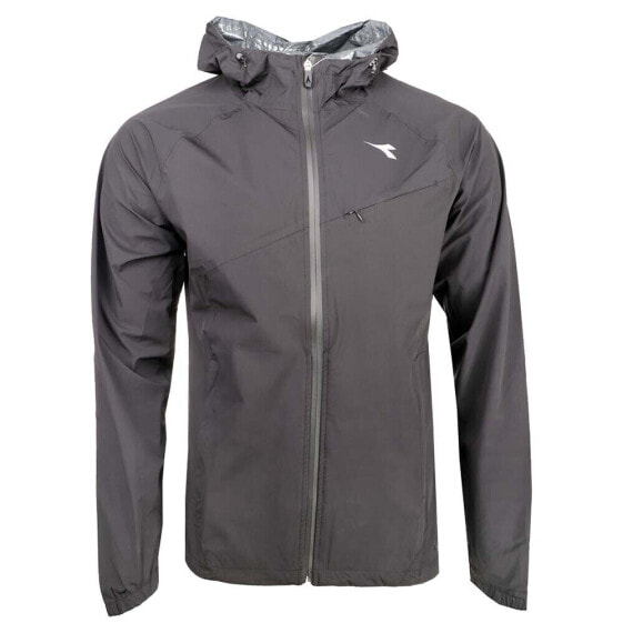 Diadora Rain Lock Full Zip Running Jacket Mens Size M Casual Athletic Outerwear