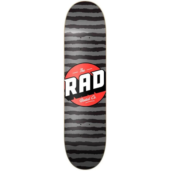 RAD SKATEBOARDS Stripes Logo skateboard deck