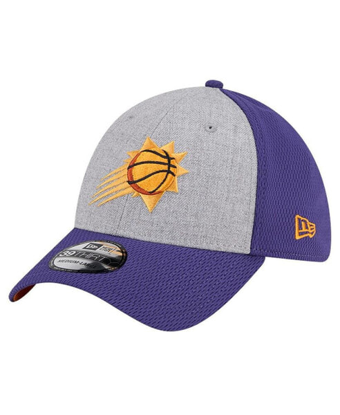 Men's Heather Gray/Purple Phoenix Suns Two-Tone 39THIRTY Flex Hat