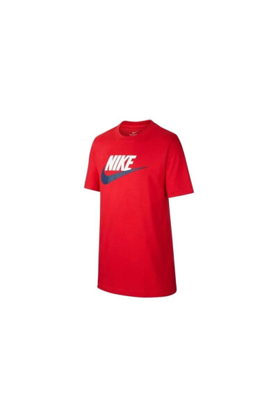 Детская спортивная футболка Nike Icon Красная (AR5252-659)