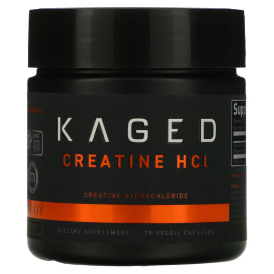 Creatine HCl, 75 Veggie Capsules