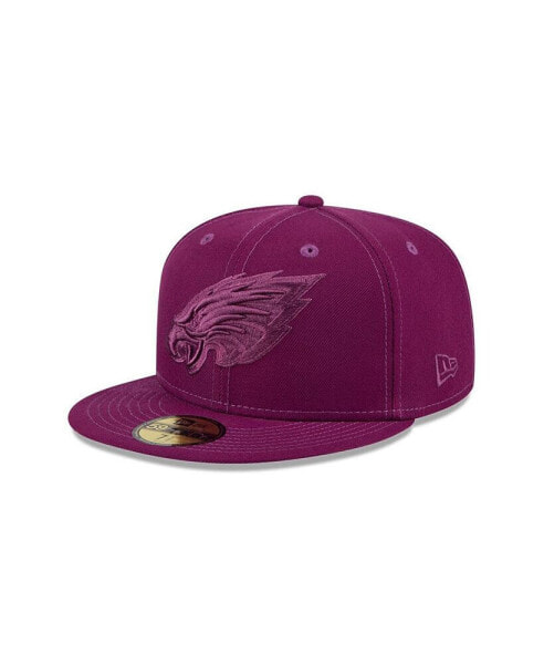 Men's Purple Philadelphia Eagles Color Pack 59FIFTY Fitted Hat