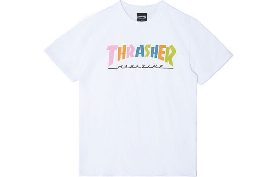 T-Shirt Thrasher TH0120-1103WHT Logo