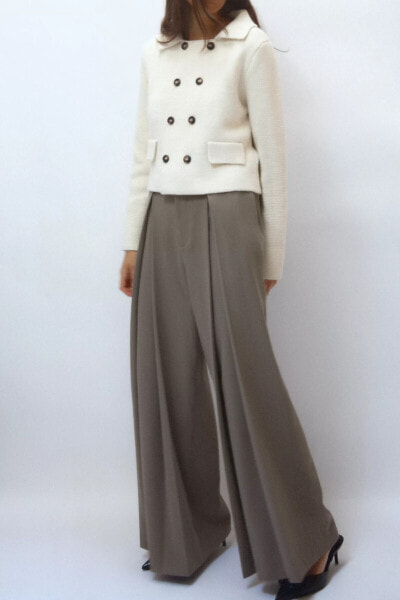 WIDE-LEG TROUSERS WITH BELT